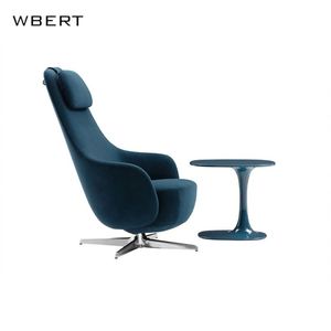 Wbert เก้าอี้โซฟาแบบอิตาลีมีพนักพิงสูงเก้าอี้พักผ่อนแบบเดี่ยวที่สร้างสรรค์สำหรับห้องนั่งเล่นห้องอาหารและระเบียงเก้าอี้เลานจ์ - Product Image 2