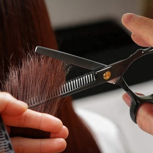 Kit de 8 Tijeras Profesionales Negras para Peluquería, Salón o Uso Doméstico, para Cortar el Cabello de Hombres, Mujeres <span class=keywords><strong>y</strong></span> Mascotas, Tijeras de Peluquería - Product Image 5