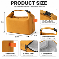 Sac isotherme portable personnalisé pour le déjeuner, avec logo de marque, étanche, idéal pour le quotidien – Meilleure vente