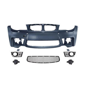 Kit <span class=keywords><strong>de</strong></span> carrosserie pour pare-chocs avant style 1M compatible avec BMW Série 1 E82 E87 2008-2011, modification extérieure - Product Image 1