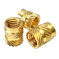 Hot Small MOQ Customized Steel Straight Knurled Threaded Inserts Press Fit Inserts for Soft Metals