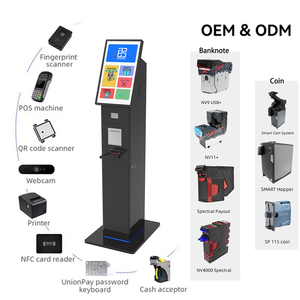 Quiosco de pago de facturas de autoservicio Lorrety personalizado de fábrica, aceptador de efectivo, lector de código de barras, canje de boletos, pago en efectivo SDK - Product Image 4