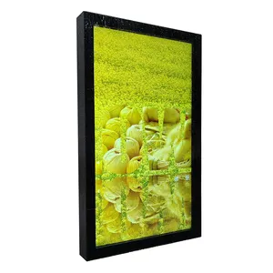 32 inç açık kalınlık 10 cm ultra ince fansız tasarım dijital tabela ekran kablosuz WIFI dijital reklam LCD ekran