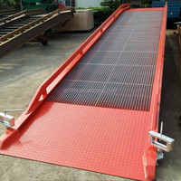 KONTY 6-15T Gudang Desain Baru Jembatan Pemuatan Hidrolik Bergerak untuk Truk, Ramp Dermaga Baja Karbon Shandong