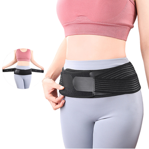 เข็มขัดพยุงข้อต่อกระดูกเชิงกราน (SI Joint Belt) สำหรับอาการปวดหลังส่วนล่างและสะโพก - เข็มขัดพยุงข้อต่อกระดูกเชิงกรานพร้อมแถบยางยืดและแผนการออกกำลังกาย