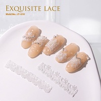 Plaque de Stencil Transparente Professionnelle de Haute Qualité pour Nail Art, Matériau Silicone, Plaque d'Impression pour Ongles, Fournitures d'Art Ongulaire
