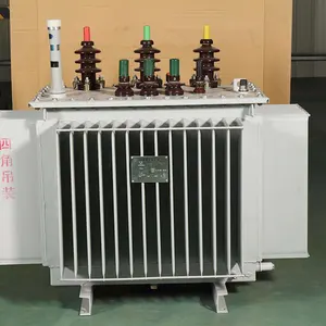 Transformateur de puissance Trafo transformateur immergé dans l'huile triphasé S11 11kv 33kv 50kva 100kva 200kva 300kva transformateur élévateur