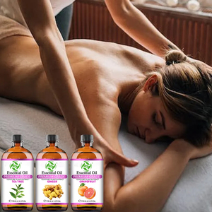 Olio essenziale di lavanda olio essenziale di zenzero pompelmo Rose Tea Tree profumi per olio da massaggio le donne usano - Product Image 4