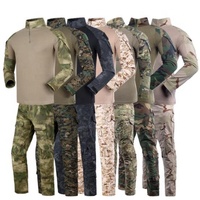Combinaison tactique grenouille combinaison de Combat uniforme bleu foncé randonnée escalade chasse uniforme avec genouillère G2 combinaison grenouille