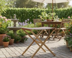 Taburete de Diseño Moderno con Detalles Marrones, Asiento Elegante y Duradero, Tapicería de Lino para Sala de Estar, Dormitorio, Interior de Hotel - Product Image 3