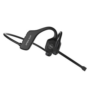 Auriculares de Conducción Ósea Abiertos, Auriculares Deportivos Intrauditivos Resistentes al Agua con Cancelación de Ruido para Negocios - Product Image 3