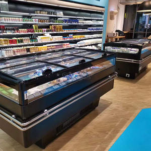 תצוגת מזון קפוא מסחרי חזה משולב סוג סופרמרקט - Product Image 4