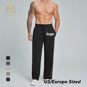 Pantaloni Sportivi Morbidi ad Asciugatura Rapida con Coulisse, Produzione Diretta, per <span class=keywords><strong>Uomo</strong></span>, Pantaloni da Allenamento Outdoor, Gamba Dritta, Casual - Product Image 1
