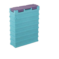 Baterai Lithium Ion prismatis 3.2V 40Ah, baterai litium LiFePO4 kapasitas tinggi 3.2V 40ah