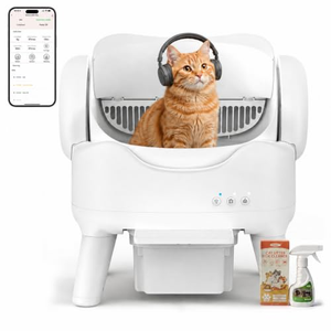 Meilleure Litière Automatique pour Chat avec Caméra HD IA 1080P, Reconnaissance des Chats, Style Ouvert, Sans Odeur, Personnalisable - Product Image 1