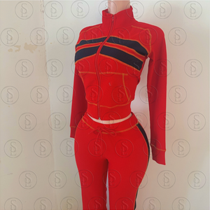 ชุดวาฟเฟิลถักสำหรับเลานจ์สำหรับผู้หญิง2026มีฮู้ดผ้าฝ้าย2ชิ้นและสั้นสกินนี่ยาวเหนือเข่าสไตล์ลำลองพร้อมโลโก้ที่กำหนดเอง - Product Image 5