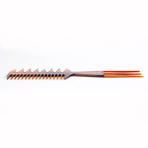 FX-T305 Pettine Personalizzabile con Logo per Acconciature <span class=keywords><strong>da</strong></span> Uomo, Pettine a Lisca di Pesce in Plastica per la Cura dei Capelli a Casa - Product Image 6