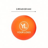 Pelotas de Masaje de Goma Ecológicas con Logotipo Personalizado, Impresas con Serigrafía, para Liberación Miofascial, Terapia de Puntos de Presión, Yoga