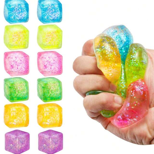 Sensory Toys to Relieve Anxiety and Stress, Suitable for Autism and ADHD, Slow Rebound Stress Ball Stretchy Toys