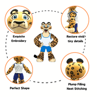 Service de fabrication de mascottes en peluche personnalisées, fabricant de peluches sur mesure, jouets en peluche personnalisés, mascotte de football en peluche