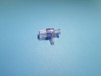 Valve de sécurité jetable à contre-pression pour injection médicale haute pression, mâle-femelle, avec corps en PC+ABS+SILICONE, moulée par injection