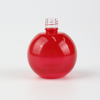Bouteilles compte-gouttes en verre transparent promotionnelles de 15 ml, 25 ml, 30 ml, 60 ml, personnalisées en verre rouge et aluminium pour huiles essentielles et essences