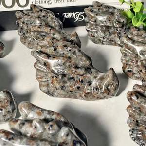 Piedra Preciosa Natural Yooperlita Reactiva a los Rayos UV, Cristal Pulido, Tallado de Calaveras de Dragón, <span class=keywords><strong>Precio</strong></span> al por Mayor - Product Image 2