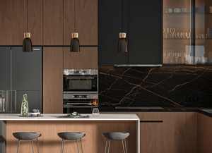 Fabrication sur mesure de cuisine modulaire de haute qualité, îlot central, table en contreplaqué, gabinetes de cocina, armoires de cuisine modernes - Product Image 6