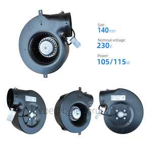 Ventilador Centrífugo de Presión para Ambulancia, Modelo G2E140-NS38-01, 230V AC 0.46A/0.51A 105W/115W 50Hz/60Hz 1800RPM/1850RPM - Product Image 2