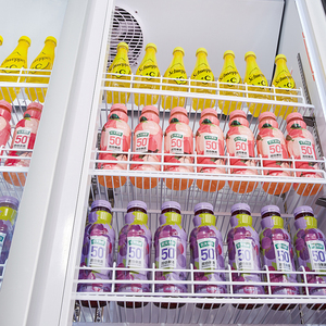 Thương mại 3 cửa kính hiển thị tủ đông siêu thị làm mát không khí tự động defogging Tủ đông tủ lạnh cho hải sản thịt Kem - Product Image 6