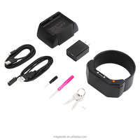 Bracelet GPS Megastek pour détenus en liberté conditionnée, alerte 4G, appel SOS, GPS+GLONASS+WiFi, étanche intérieur/extérieur, géolocalisation, anti-effraction, PC