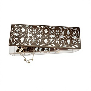 กล่องใส่ขนมอะคริลิคและไม้ฝังเปลือกหอยทำมือระดับพรีเมียม รุ่น Ramadan Heritage Pearl Organizer สำหรับอิฟตาร์แบบดั้งเดิมและของตกแต่งบ้านในวันอีด - Product Image 1