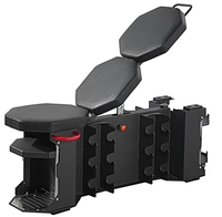 Banc de musculation pliable réglable en métal durable avec rangement, design portable pour usage domestique/commercial