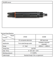 Online pH Controller Meter with pH Electrode 4-20mA Output ORP Monitor High Accuracy Digital pH Control Water Quality Instrument
