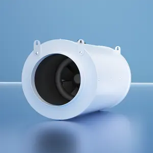 200Mm 8 Inch Gedempte Ec Gemengde Stroom Hoge Luchtstroom Hoge Luchtdruk Inline Ventilator