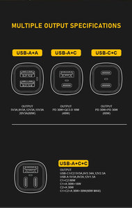 Caricabatterie <span class=keywords><strong>per</strong></span> <span class=keywords><strong>Auto</strong></span> in Lega di Alluminio a <span class=keywords><strong>Doppia</strong></span> Porta 48W QC3.0 <span class=keywords><strong>USB</strong></span> <span class=keywords><strong>per</strong></span> Telefoni Cellulari - Product Image 5
