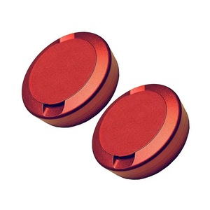 Wholesale Portable Snuffbox 3-piece Snus Box Laser Engraving Logo Red Metal Pouch Storage Container Blank Aluminum Snus Cans - Product Image 1
