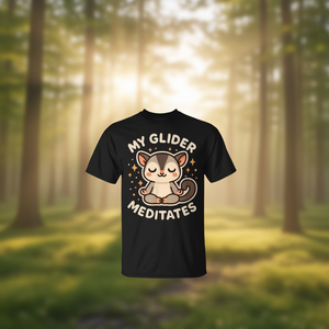 T-shirt à thème animalier mignon My Glider Meditates - Product Image 3