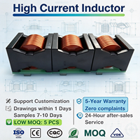 Inducteur blindé et non blindé à courant élevé, série EQ, noyau en ferrite Mn-Zn, 40A 100A, haute polarisation CC pour module de charge embarqué