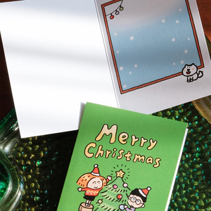 Permet la personnalisation, pages intérieures colorées pour cartes de Noël, idéal pour les occasions de Noël et d'<span class=keywords><strong>anniversaire</strong></span> - Product Image 3