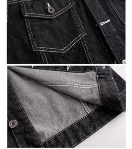 Personnalisé Hommes Respirant Bleu Denim Veste Pantalon Deux Pièces Jeans Costume pour Style Décontracté Automne Tissé Armure Plus La Taille Brodé - Product Image 6