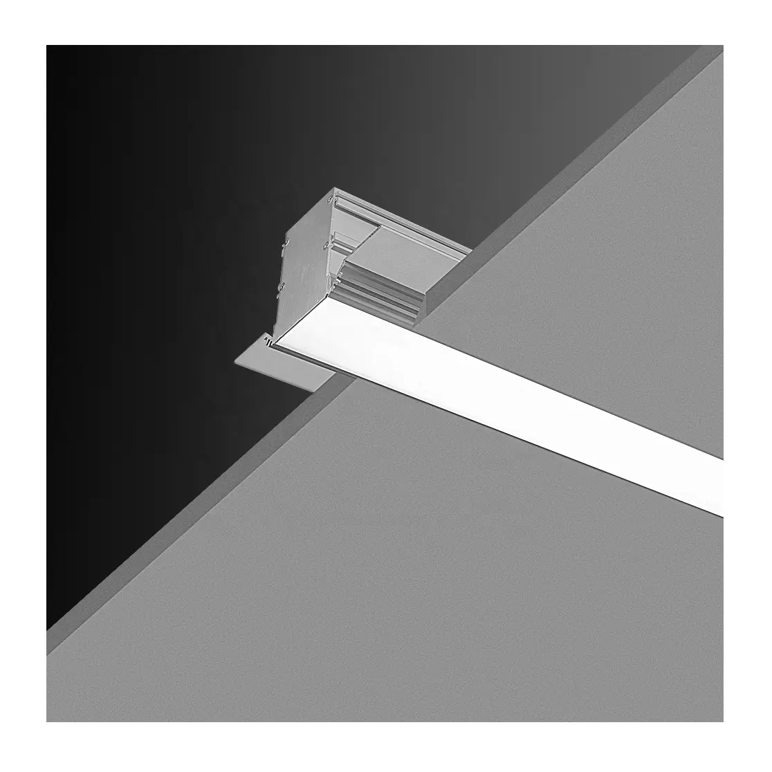 Rchitectural-Luz LED lineal para empotrar en la oficina, 20W