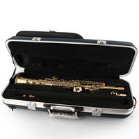 JEK 700RH Bb Soprano Saxophone Antique Brass Material