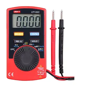 Tragbares Voltmeter Hand multimeter Ohm Universal messer Ampere meter Frequenz messer UT120C Mini Pocket Digital Multimeter HLX