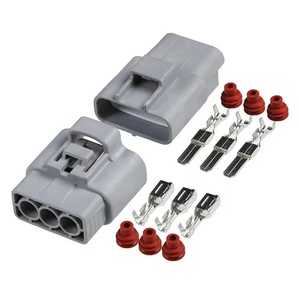3방향 자동차 팬 제어 커넥터 플러그, 3핀 전기 팬 암수 커넥터 DJ7031-4.8-11/21 - Product Image 2