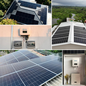 Système solaire hybride 5KW 10KW 15KW 30KW avec <span class=keywords><strong>onduleur</strong></span> MPPT et batterie au lithium Lifepo4 Système d'énergie solaire Générateur solaire - Product Image 2