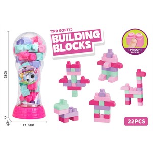 40PCS Interlocking <b>Building</b> <b>Blocks</b> Set Storage Bottle Colorful Stacking Construction Toy for Kids Early Educational Play - Product Image 5