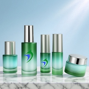 Wholesale <b>Empty</b> Toner Lotion Glass <b>Bottle</b> Cosmetic Container Skincare Packaging Cream Jars - Product Image 4