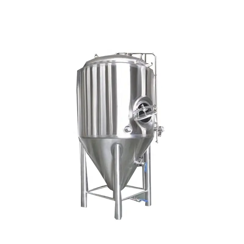 Fermentador cónico de acero inoxidable para fermentador, máquina de cervecería, con hoyuelos, para cerveza