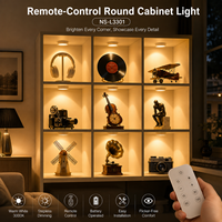 Lumière à détecteur de mouvement ultra-mince moderne en ABS+PMMA avec lampes à induction pour vitrine et armoire de cuisine